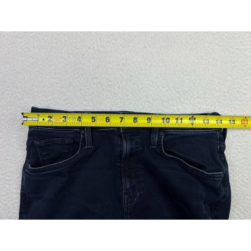 Mother The Mid Rise Rider Ankle Jeans Womens 28 Blue Night In Paris Stretch - Picture 12 of 16